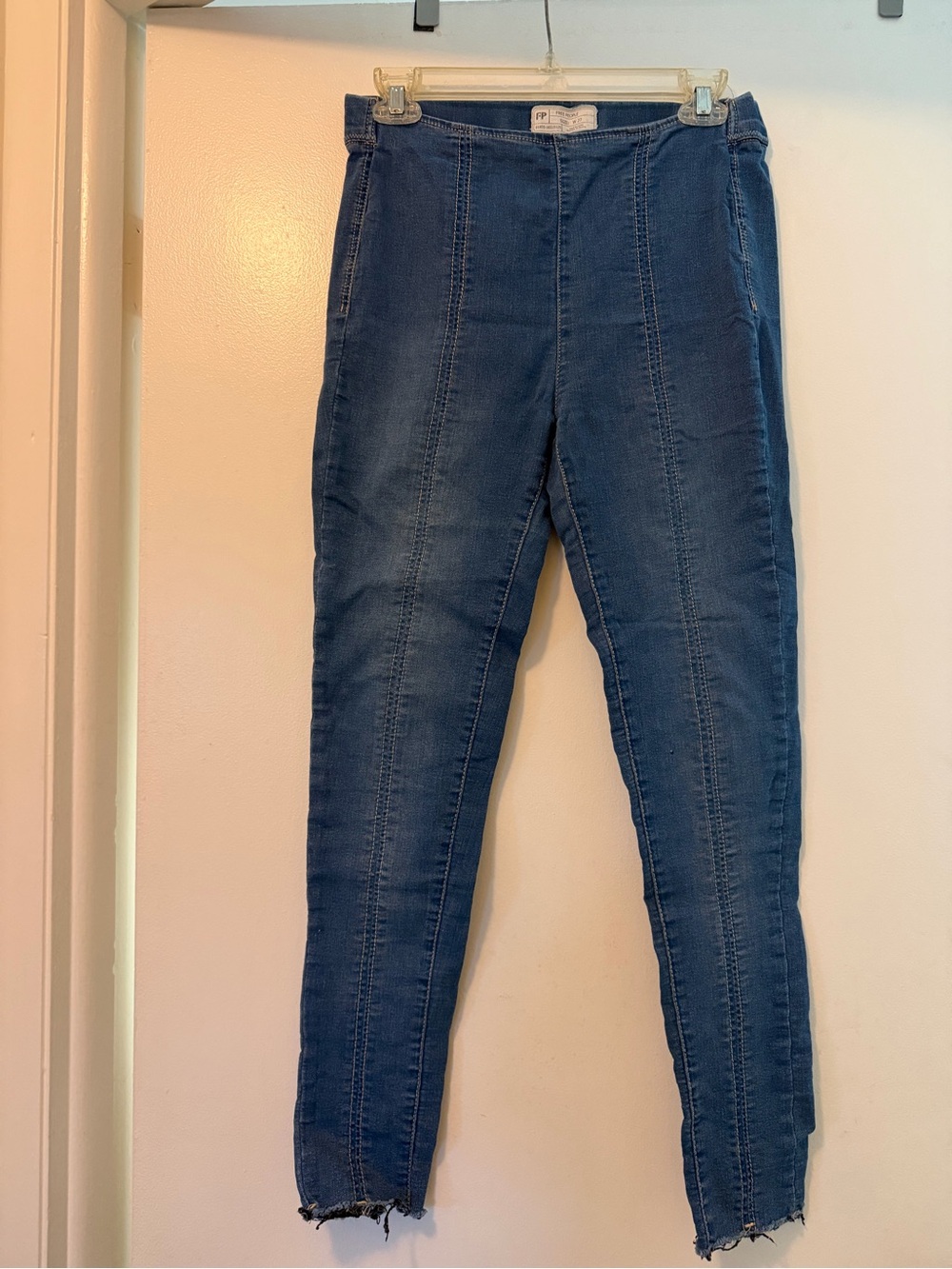 Free People Jeggings Indigo Skinny Stretch